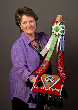 Cherokee beadwork artist Martha Berry spoke at CSUEB on Nov. 7 as part of Indigenous People's Month. (berrybeadwork.com)